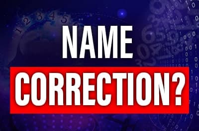 Name Correction