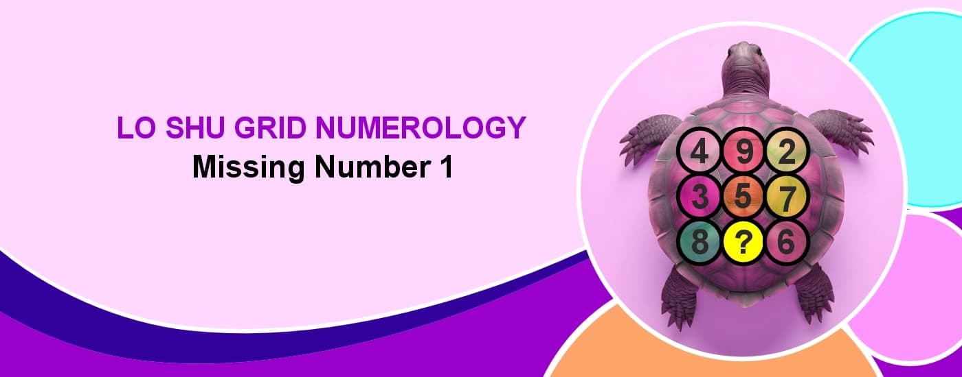 Numerology of Lo Shu Grid missing 1