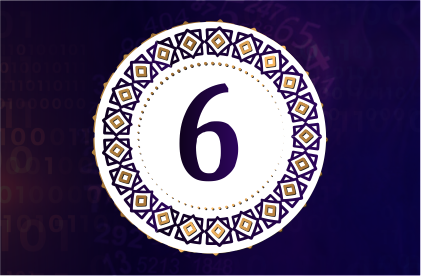 number 6 as psychic number - numerology