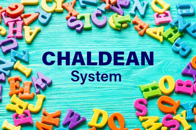 Chaldean Numerology Chart 