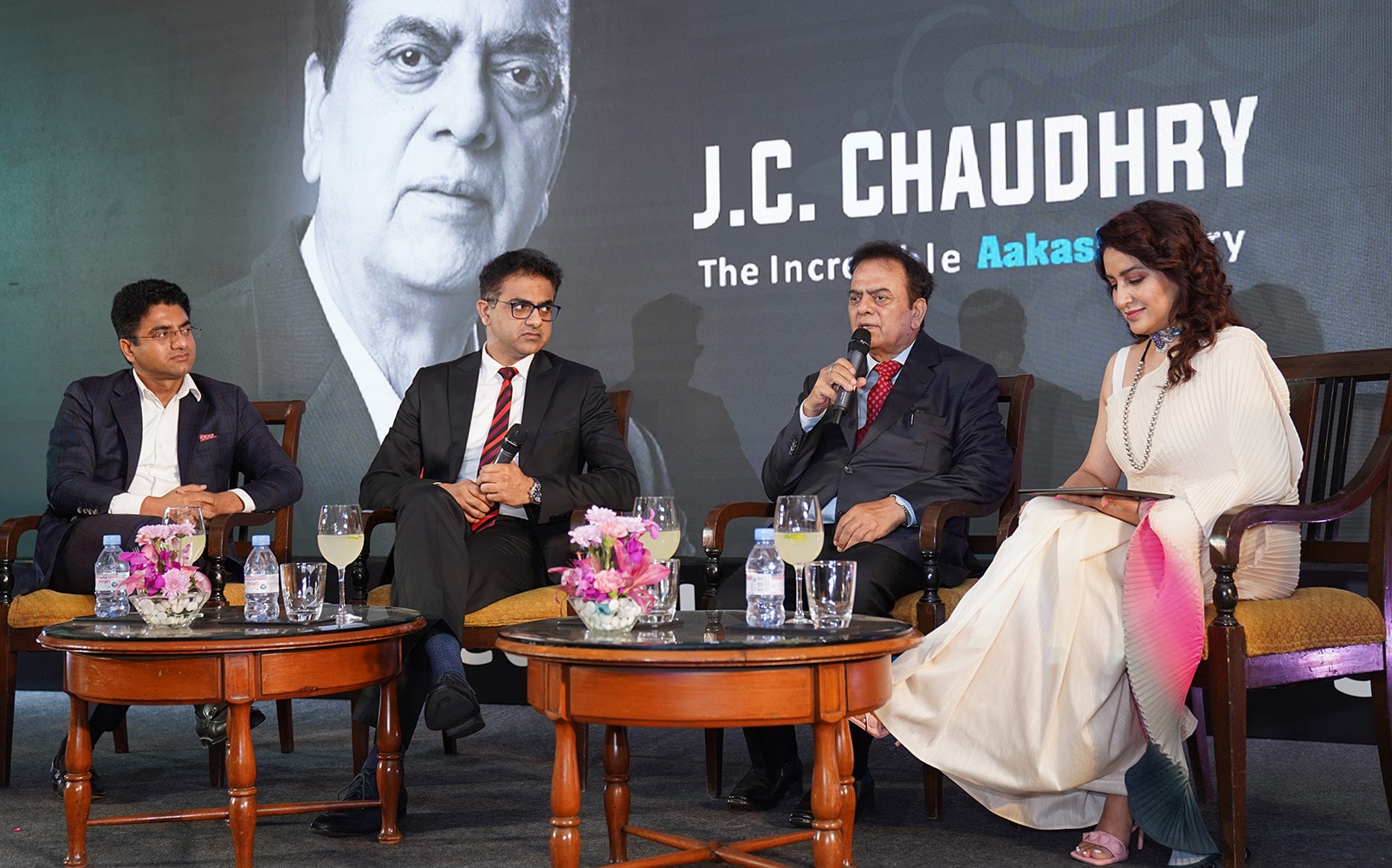 J C chaudhry, Aakash Chaudhry, Aashish Chaudhry Panel Discussion