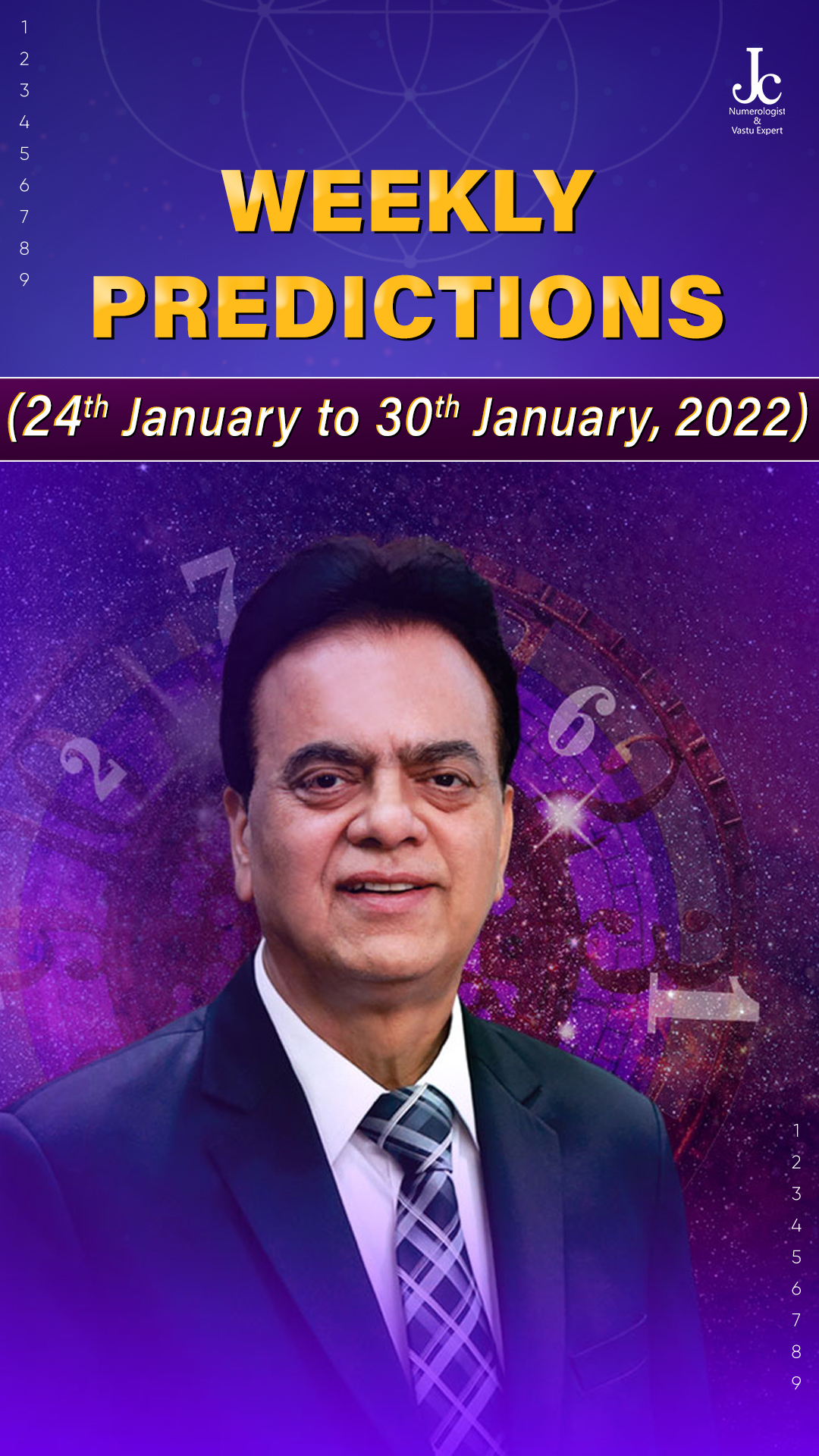 January 24 to 30 January numerology prediction by J C Chaudhry