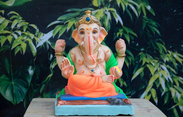 Ganesh Chaturthi idol for luck