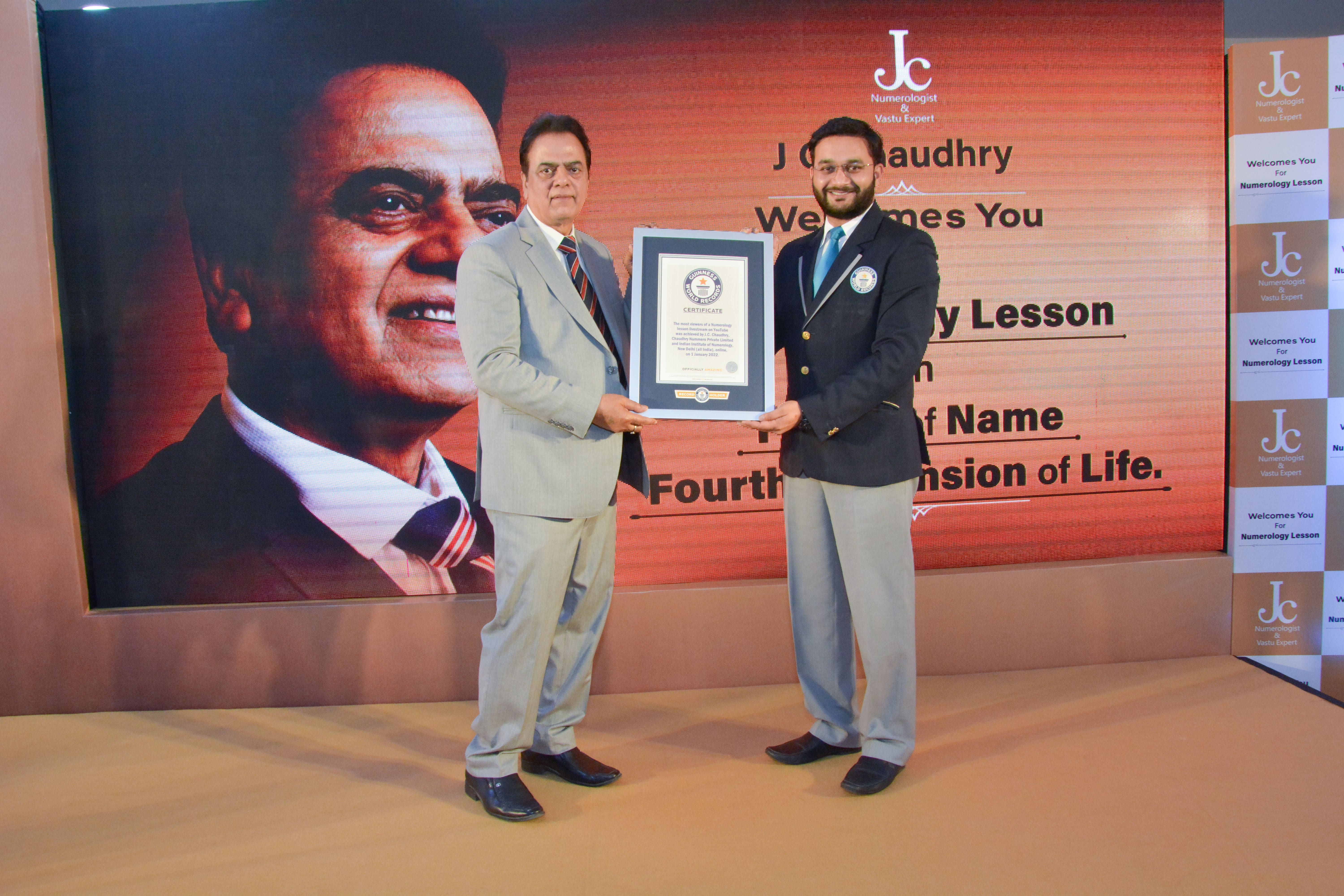 Guinness World Record Numerology-- J C Chaudhry