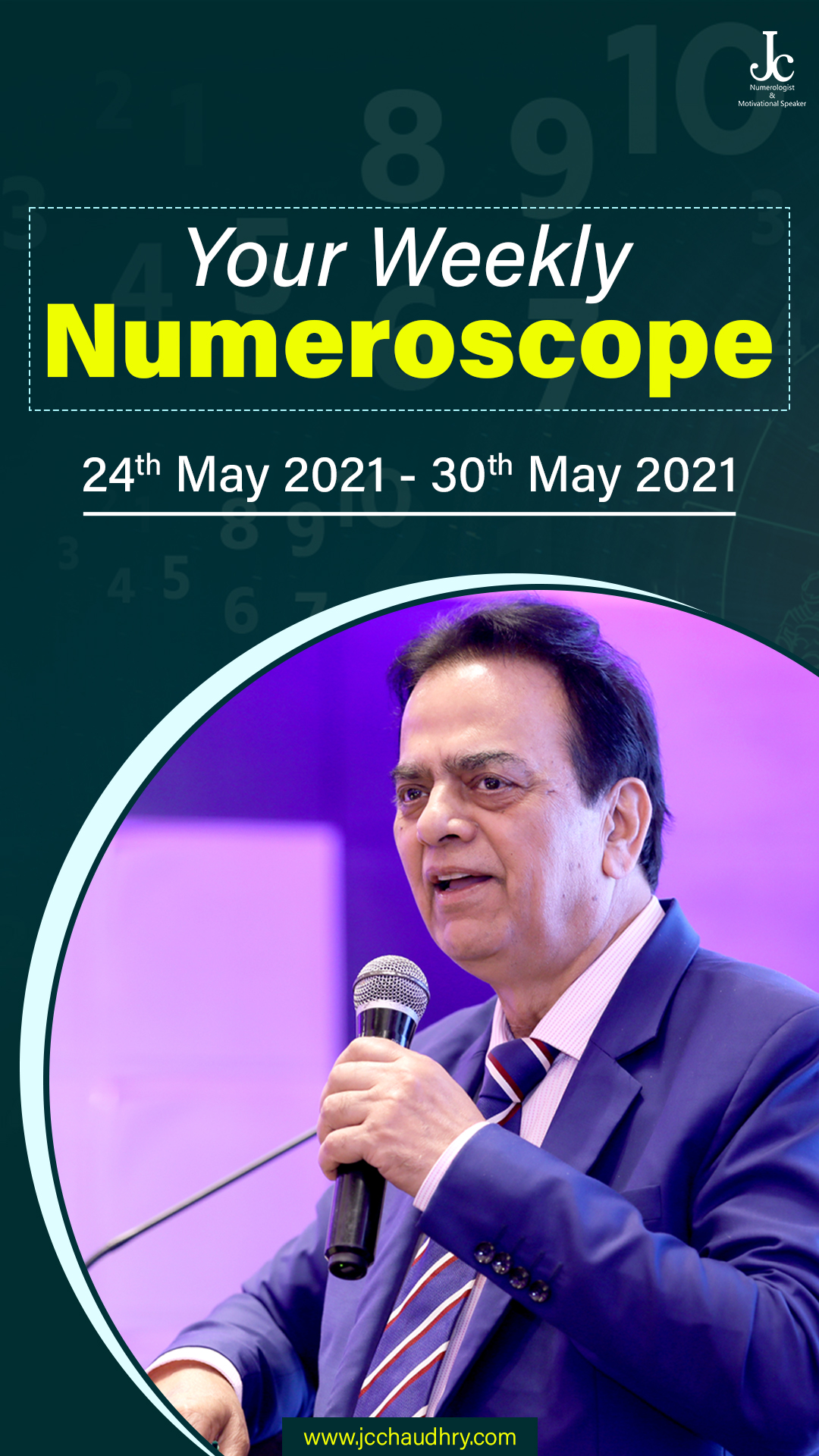 	Weekly Numerology Predictions by J C Chaudhry from 24th May to 30th May, 2021