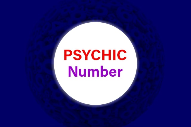 Psychic Number in Numerology 