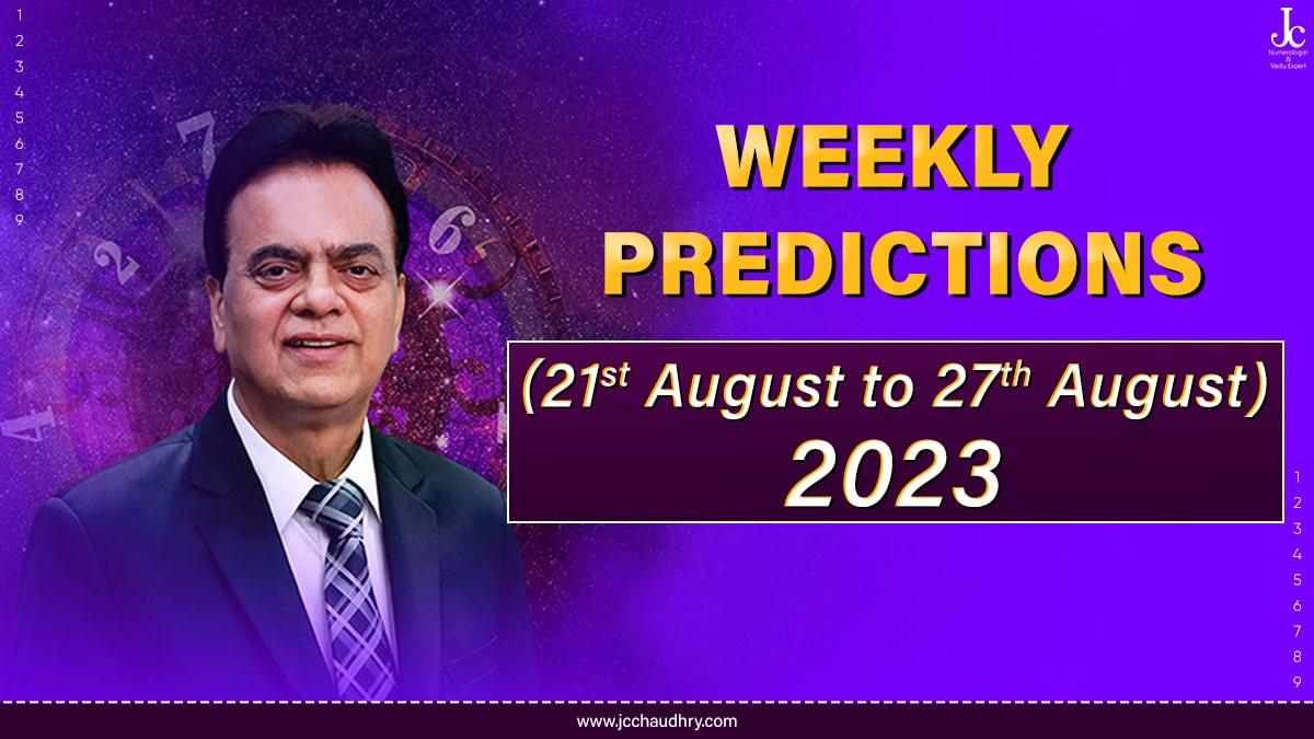 Weekly Predictions 21st to 27th August 2023 
