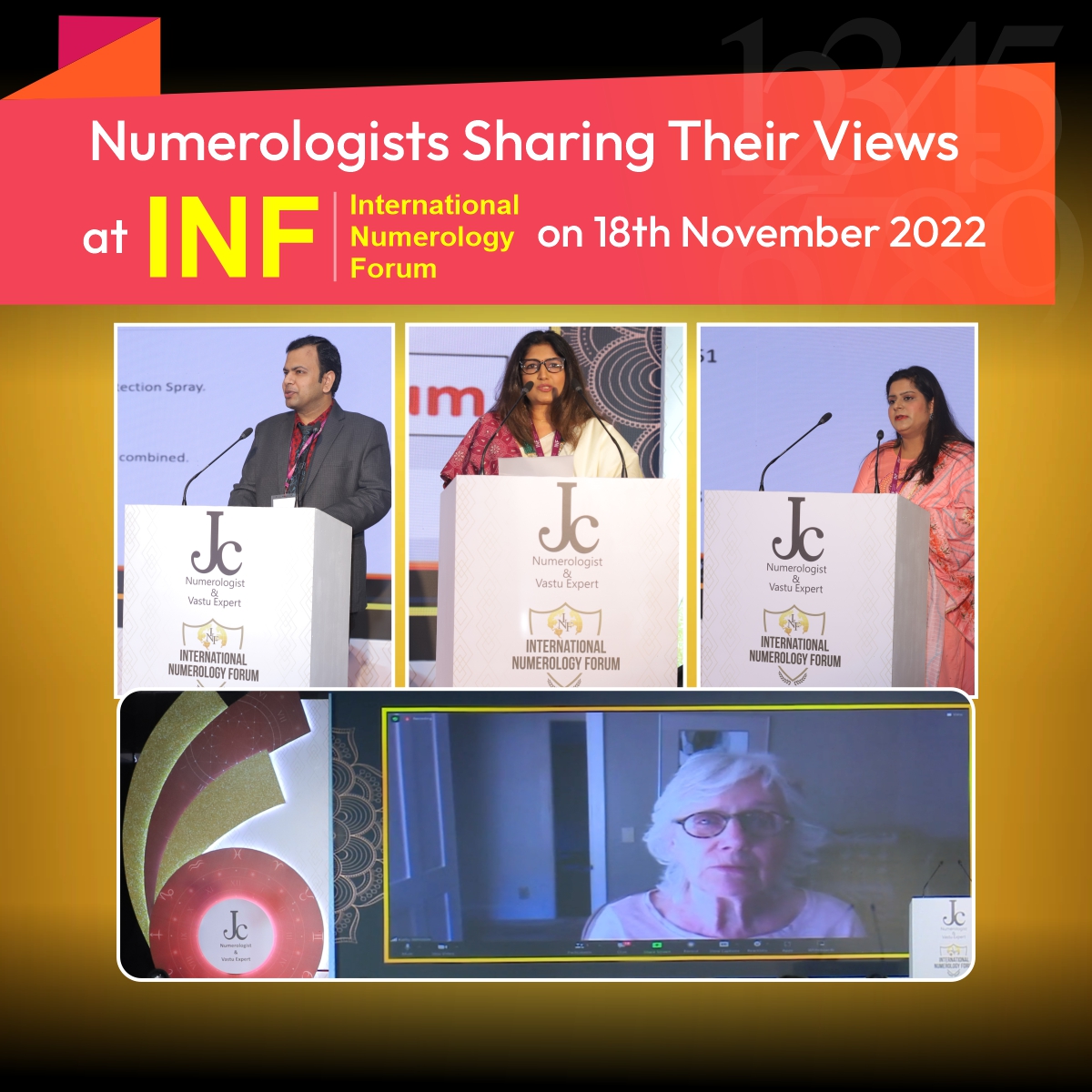 Member Numerologists of INF from India, USA, Australia and UAE