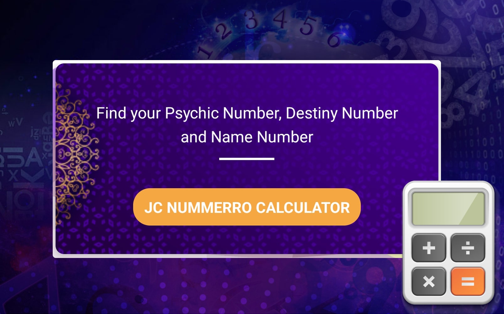 Free Numerology Calculator