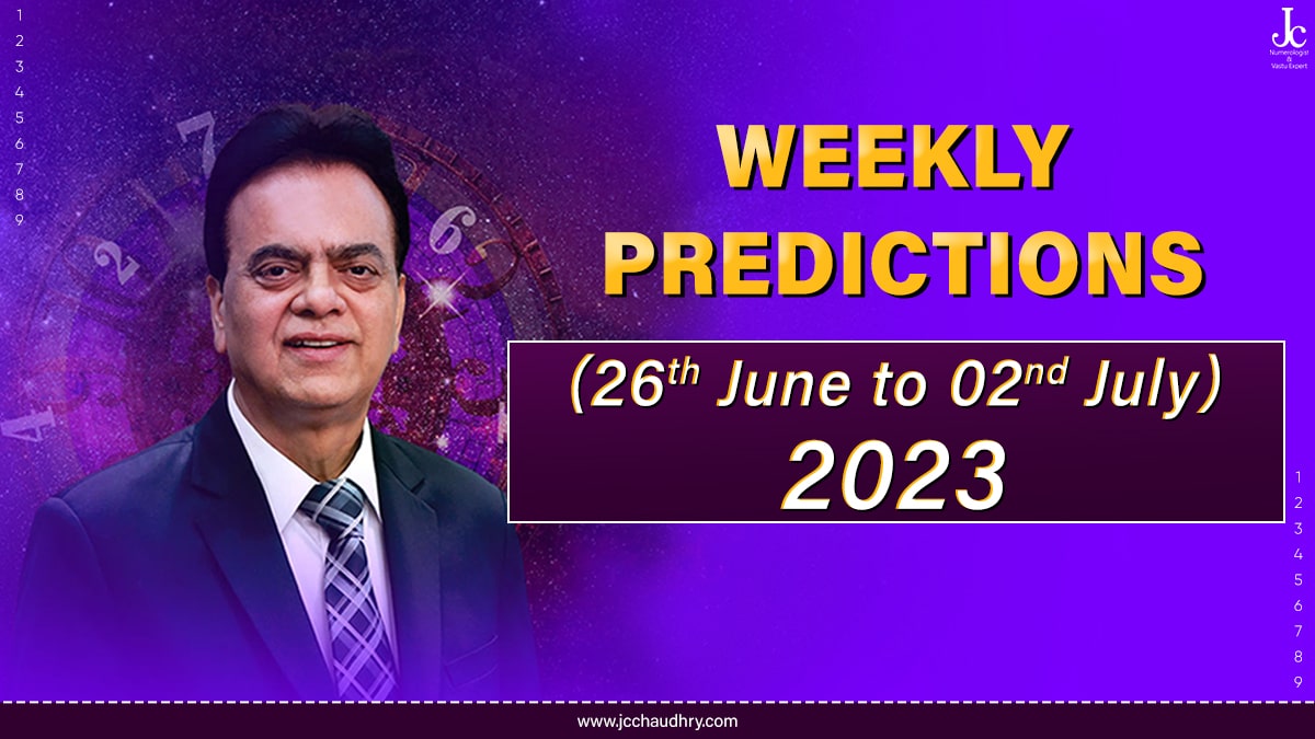 Weekly Numerology Forecast from 26th june to 2nd july 2023
