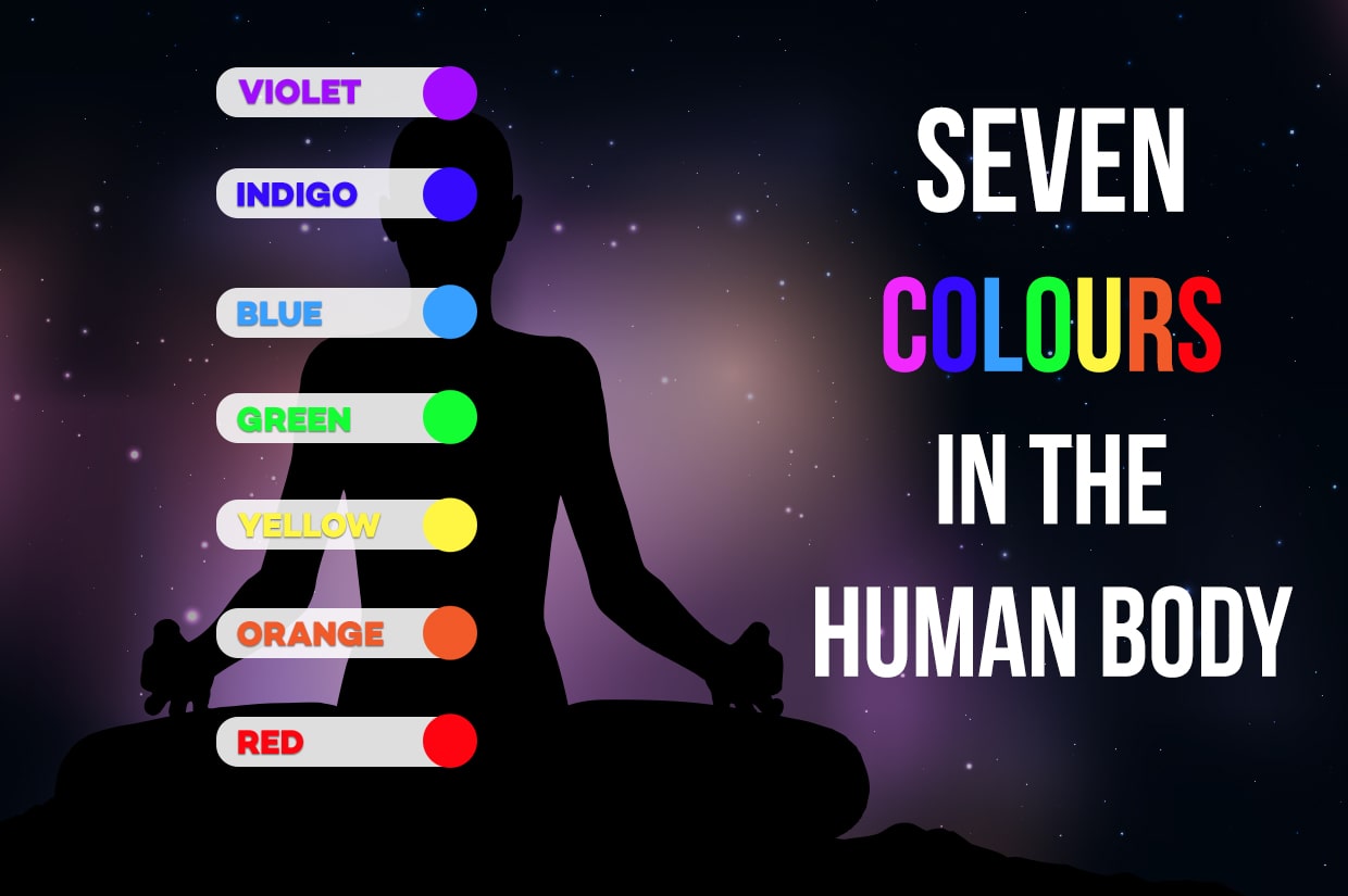 Seven colours in the body
