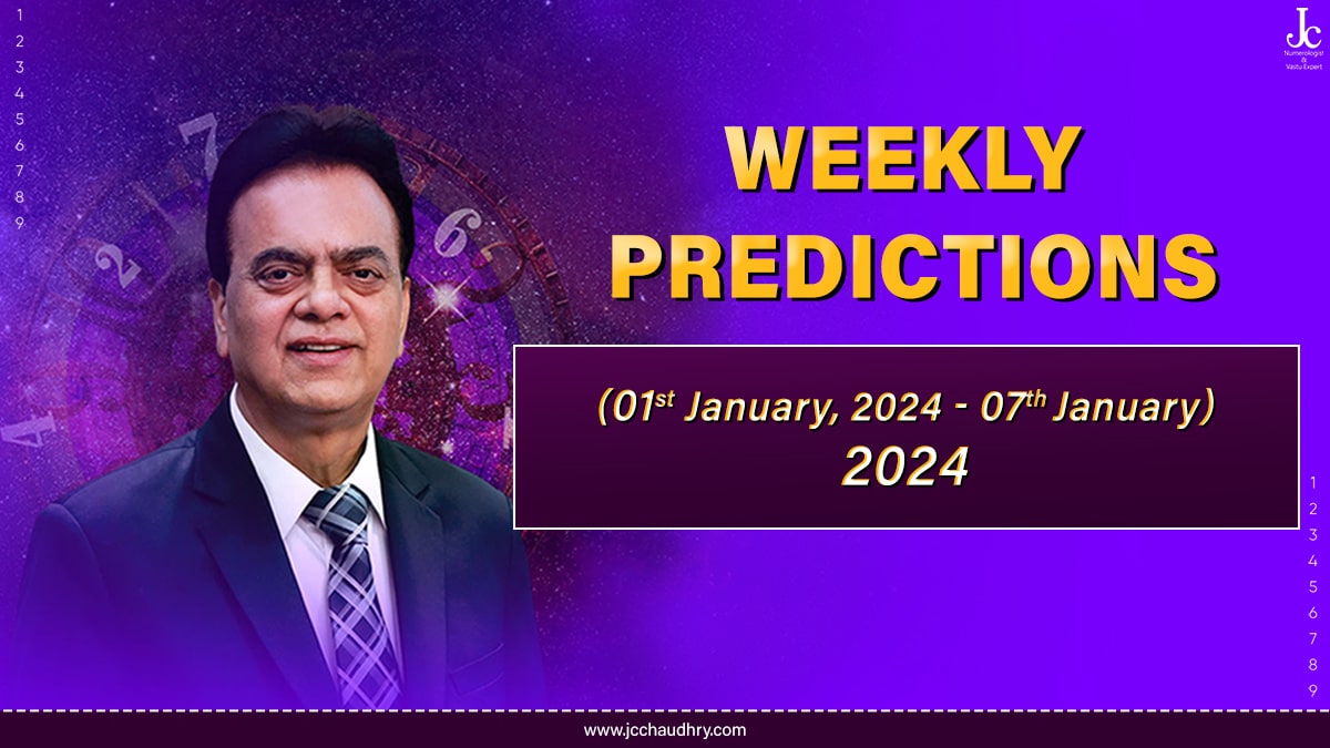 Numerology Predictions for the week 1st to 7th January 2024