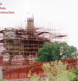 Murti Of Mata Under Construction at Vaishno Devi Dham Vrindavan by J C Chaudhry Numerologist