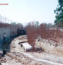 Excavation For Gufa Wall at Vaishno Devi Dham Vrindavan by J C Chaudhry Numerologist