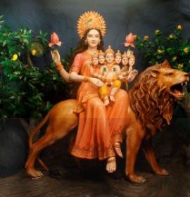Mesmerising View Of Devi at Vaishno Devi Dham Vrindavan by J C Chaudhry Numerologist
