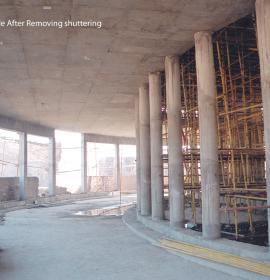 View Of Temple After Removing Shuttering at Vaishno Devi Dham Vrindavan by J C Chaudhry Numerologist