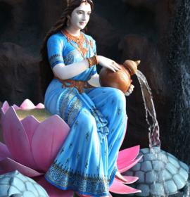 Beautiful Idol At Dham at Vaishno Devi Dham Vrindavan by J C Chaudhry Numerologist