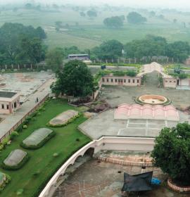 Ariel View Of CourtYard at Vaishno Devi Dham Vrindavan by JC Chaudhry Best Numerologist in the World