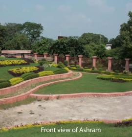 "Front View of Ashram at Vaishno Devi Dham Vrindavan by J C Chaudhry Business Numerology expert "