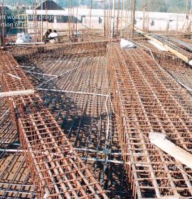 Reinforcement work under progress Of Central Portion Of Temple at Vaishno Devi Dham Vrindavan by J C Chaudhry Best Numerologist