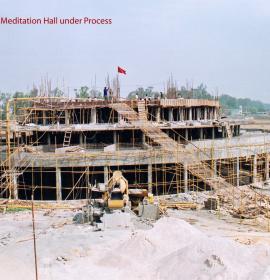 Concreting Of Meditation Hall Under Process at Vaishno Devi Dham Vrindavan by J C Chaudhry Numerologist