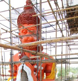 Front View Of Hanuman Ji at Vaishno Devi Dham Vrindavan by J C Chaudhry Numerologist
