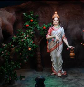 Maa Gauri Murti at Vaishno Devi Dham Vrindavan by J C Chaudhry Numerologist