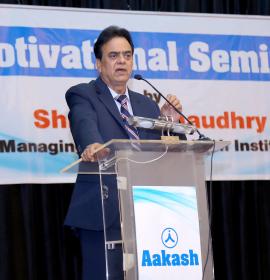 Aakash Seminar by J. C. Chaudhry 
