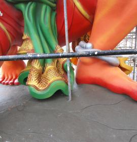 Hanuman Ji legs at Vaishno Devi Dham Vrindavan by J C Chaudhry Numerologist