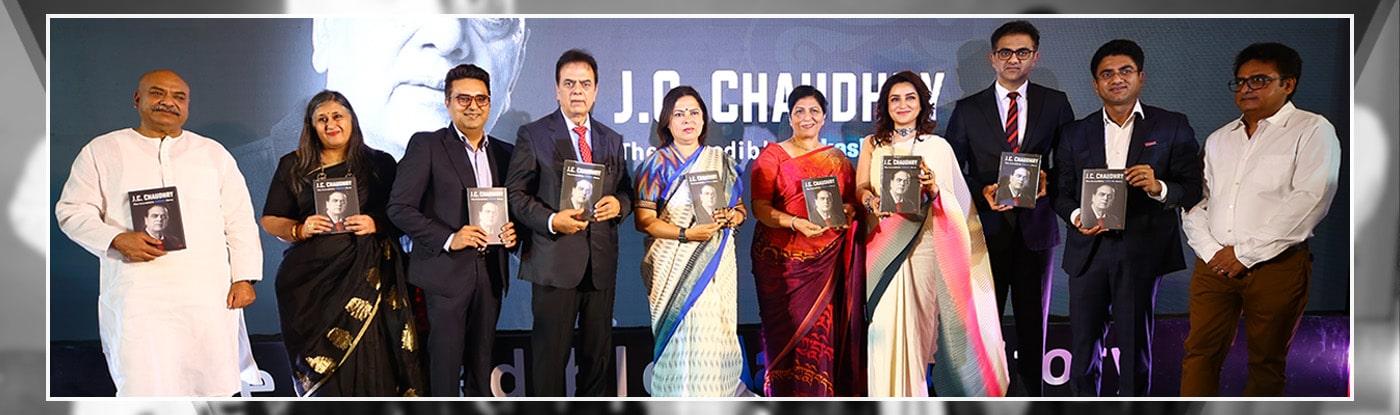 JC Chaudhry-- The Incredible Aakash Story Biography Launch in Delhi 