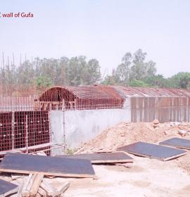 Casting of RCC wall Gufa at Vaishno Devi Dham Vrindavan by J C Chaudhry Numerologist